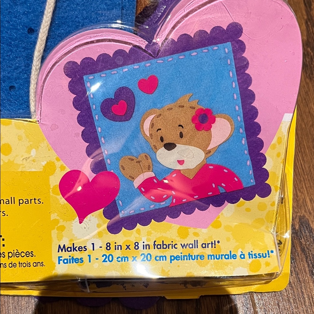 Build-A-Bear Craft Kit with Purple, Pink, and Brown Felt